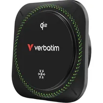Carregador Magnético para Carro Verbatim Charge 'N' Drive QI2 RGB Sem Fio 15 W - Preto (31860)