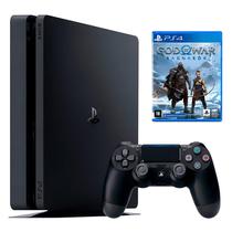 Console Sony Playstation 4 Slim CUH-2215B 1TB / Bivolt - Preto + Jogo God Of War Ragnarok (Americano)