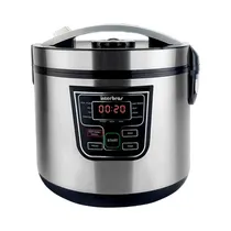 Olla Arrocera Eléctrica Interbras A10PY 900W 5L 220V Plata - Negro