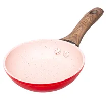 Frigideira Antiaderente 12CM - Mármore Vermelho