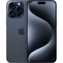 Apple iPhone 15 Pro Max 256GB LL Tela Super Retina XDR 6.7 Cam Tripla 48+12+12MP/12MP Ios 17 Blue Titanium - Swap 'Grade A-' (Esim)(1 Mes Garantia)