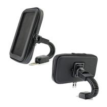 Suporte de Smartphone para Bike A Prova D'Agua Luo LU-413 com Braco Articulado - Preto