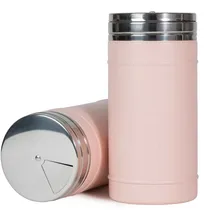 Erveira Terrano Aço Inox Cilíndrica 250GR - Rosa