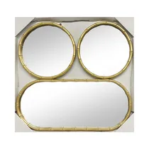 Juego de Espejos Concepts 531-72464 45 X 47 X 2.3 CM Dorado 3 Piezas