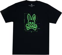 Outlet Camiseta Psycho Bunny B6U115W1PC Masculina - Preta