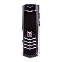 Celular Vertu V10 s-818772 1.8" / Dual Sim-Card - Preto/Silver