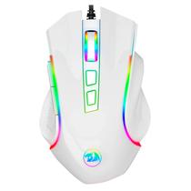 Mouse Gamer Redragon M607W Griffin 7200 Dpi RGB USB - Branco