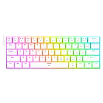 Teclado Gaming Redragon Dragonborn K630W com Retroiluminação RGB Chroma (Inglês) - Branco