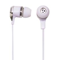 Fone de Ouvido com Fio CY-075 Stereo Earphone Aux 3.5MM - Branco