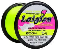 Linha Monofilamento Laiglon International 0.370MM 10KGS 600M Amarelo FLúor