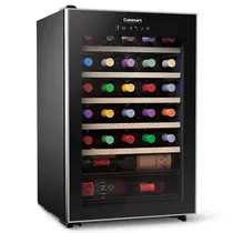 Adega Cuisinart CWC-60CU Touch Climatizada Por Compressor 30 Garrafas 110V - Preto