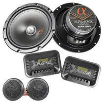 Alto Falante Automotivo Alphasonik Kit NS650C 6.5" 180W/60RMS/3OH/2VIAS