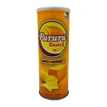 Batata Frita Pururu Queijo Cheddar Tubo 140G