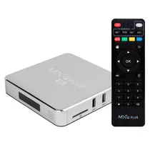 Receptor MXQ Plus 8K Ultra HD 256GB 64GB Ram 5G Wifi - Prata