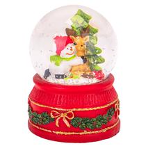 Globo de Neve Cenario de Natal. 10CM Altura 7CM Diametro