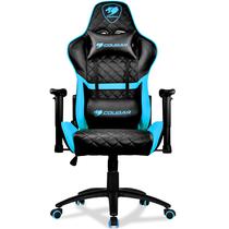 Cadeira de Escritorio Gamer Cougar Armor One 2D - Preto/Azul Ceu