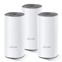 Sistema de Wifi TP-Link Deco E4 Whole Home Mesh Wifi AC1200 3 Unidades - Branco