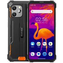 Smartphone Blackview BV8900 NFC Dual Sim de 256GB/8GB Ram de 6.5" 64+5MP/16MP - Preto/Laranja