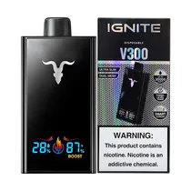 Pod Descartável Ignite V300 Black Strawberry Kiwi
