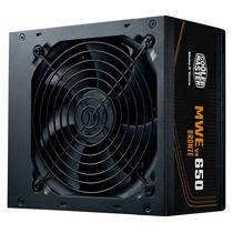 Fonte Cooler Master Mwe MPE-6501-ACAAW-3BUS ATX 650W 80 Plus Bronze PFC Ativo Bivolt - Preto