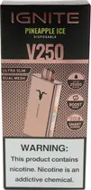 Vape Descartável Ignite V250 Pineapple Ice 25000 Puffs Rose