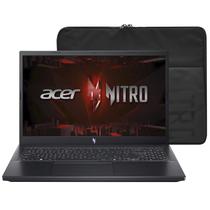 Notebook Gamer Acer Nitro V15 ANV15-51-789J i7-13620H FHD 15.5" 16GB de Ram/ 512GB SSD/ Geforce RTX4050 8G - Obsidian Preto