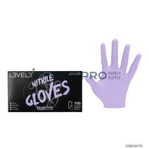 Luvas de Nitrilo L3VEL 3 Lavanda Tamanho XL 100 Unidades