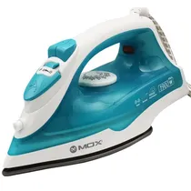 Ferro de Passar Mox MO-DI15 de 1.900 Watts 220 - 240 V ~ 50/60 HZ - Branco/Azul