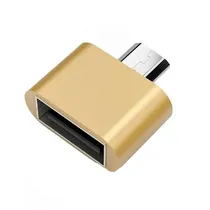 Adaptador Otg LUO-2001 Micro USB p/ USB Hembra 3.0 Gold