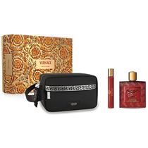 Kit Perfume Versace Eros Flame Edp - Masculino 3 Pecas