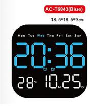 Reloj Digital AC-T6843 Blue 18.5X18.5X3 CM