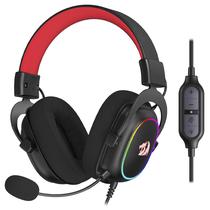 Fone de Ouvido Gamer Redragon Zeus X H510-RGB - Preto/Vermelho