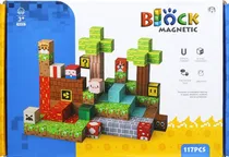 Cubos Magnéticos de Construção Block Magnetic Chuang Huang - CH1379 (117 Pçs)