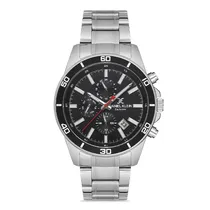 Relogio Analógico Masculino Daniel Klein DK.1.12737-2 Exclusive Gents / Pulseira de Aço Inoxidável - Prata/Preto