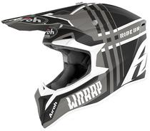 Capacete para Moto Airoh Wraap Broken - Tamanho L (59-60) - Cinza