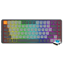Teclado Gamer Mecanico Redragon K652GG-RGB-Pro Azure Wireless / RGB / Blue / Ingles - Cinza