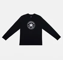 Remera Converse Manga Larga ML Jet Black