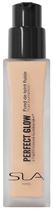 Base Sla Paris Perfect Glow Foundation de Teint Fluide 06 Pinky Beige - 30ML