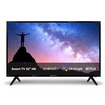 TV Smart LED Vizzion 32" Polegadas 32D1SA HD/ Wifi / USB / HDMI - Preto