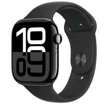 Apple Watch S10 46MM MWWP3LW/A Jet Black Aluminium Black Sport Band s/M GPS