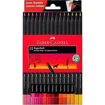 Faber Castell Lapiz Supersoft Caja Carton 12 Colores Calidos