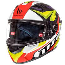 Capacete MT Helmets Kre Lookout G4 - Fechado - Tamanho L - Gloss Fluor Yellow