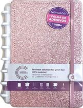 Agenda Caderno Inteligente Lets Glitter Rose - A5