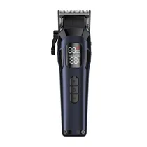 Maquina de Cortar Cabelo Wmark NG-8080 Profissional Sem Fio / 9000RPM / 4600MAH / Recarregável - Blue