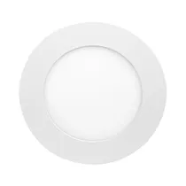 Panel LED Empotrable Taschibra 6W 6500K 360 Lúmenes Bivolt Redondo