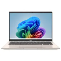 Notebook Asus Vivobook 14 M1407KA-PS74 AMD Ryzen Ai 7 350 Tela Wuxga 14.0" / 16GB de Ram / 512GB SSD - Platinum Dourado (Ingles)