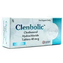 Cooper Cooper Pharma Clenbolic Plastico 5 X 10 TBS/40 MCG Azul