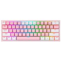 Teclado Redragon K616 Fizz Pro Pink/White RGB Sfio