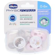 Chicco Nursery Chupete Physio Comfort Rosa Sil. 0-6M 2 Un. Detalles En El Producto 0-6M Rosa