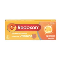 Bayer Redoxon Vitamina C 2G Plastico Naranja